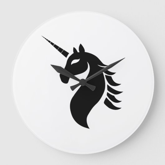 Eenhoorn logo klok (Voorkant)