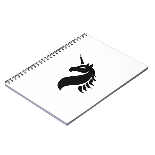 Eenhoorn logo notitieboek (Linkerzijde)