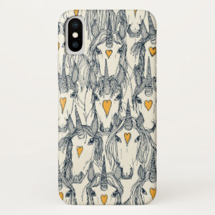 eenhoorn love indigo citrus pearl Case-Mate iPhone case