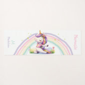 Eenhoorn Lovers Namaste Yoga Plezier Schattigee Na Yogamat (Achterkant (horizontaal))