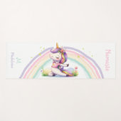 Eenhoorn Lovers Namaste Yoga Plezier Schattigee Na Yogamat (Voorkant (horizontaal))