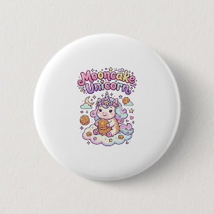 Eenhoorn Maan Koek Eenhoorn Betoverende Kleding Gr Ronde Button 5,7 Cm
