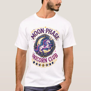 Eenhoorn Maanfase Eenhoorn Club Commercieel Shirt