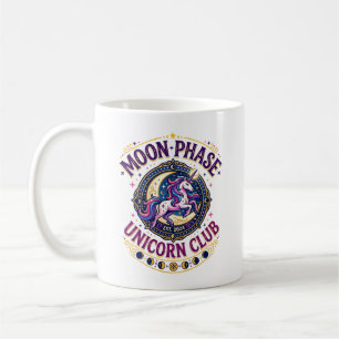 Eenhoorn Maanfase Eenhoorn Club Commercieel Shirt Koffiemok