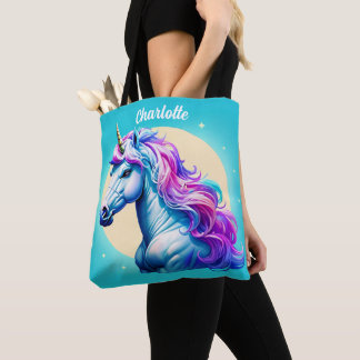 eenhoorn maanlicht: Jouw naam in sterren Tote Bag