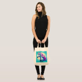  eenhoorn maanlicht: Jouw naam in sterren Tote Bag (Voorkant (model))