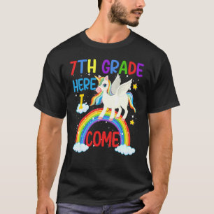 Eenhoorn Magic 7th Grade Hier kom ik terug naar sc T-shirt