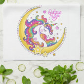 Eenhoorn Magic Keuken Handdoek (Gevouwen)