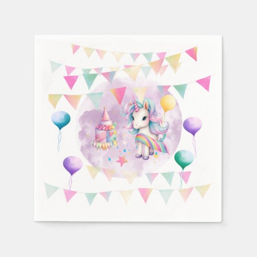 Eenhoorn Magic Napkins Servet (Voorkant)