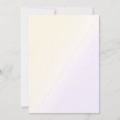 Eenhoorn Magic One Pastel Regenboog 1e Verjaardag Kaart (Achterkant)