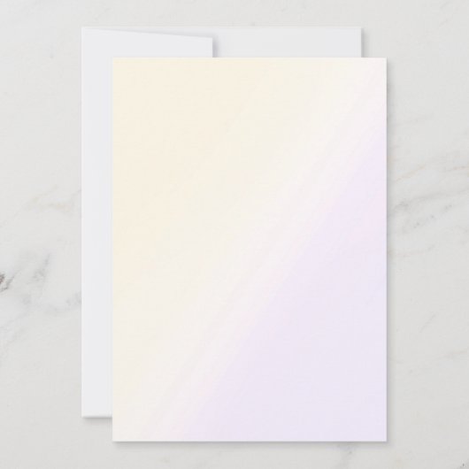 Eenhoorn Magic One Pastel Regenboog 1e Verjaardag Kaart (Achterkant)