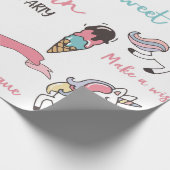 Eenhoorn Magic Party Cadeaupapier (Hoek)