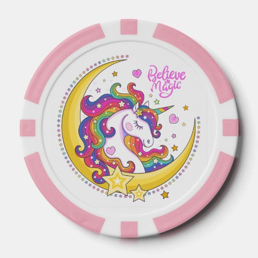 Eenhoorn Magic Poker Chips (Voorkant)