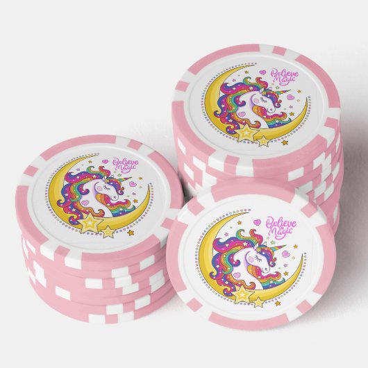 Eenhoorn Magic Poker Chips (Opstapeling)