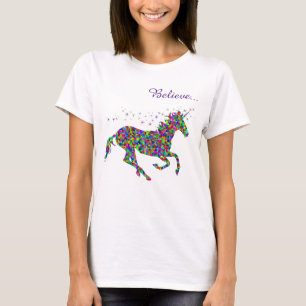 Eenhoorn Magie Geloof Dames T-shirt