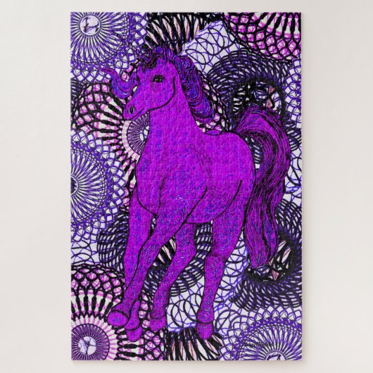 Eenhoorn magie legpuzzel (Verticaal)
