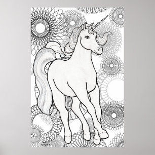 Eenhoorn magie poster
