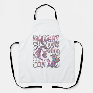Eenhoorn Magie Staat Me Trendy T-shirt Grafisch Schort