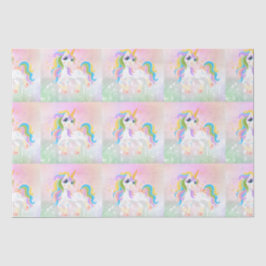 Eenhoorn magie vliegend paard magische eenhoorns v tissuepapier