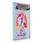 Eenhoorn magisch mini klembord (Schuin)