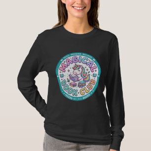 Eenhoorn Magische Boekclub Grappige T-shirt Grafis