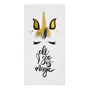 Eenhoorn Magische Citaat Perfect Poster