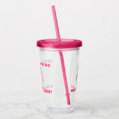 Eenhoorn magische dag gepersonaliseerd acryl drinkbeker (Links)