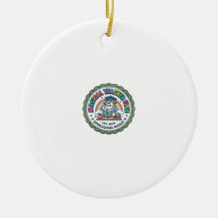 Eenhoorn Magische Leraar Club Grappig Cadeau Ontwe Keramisch Ornament