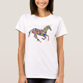Eenhoorn Magische Pixel Dames T-Shirt
