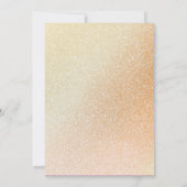 Eenhoorn Magische Regenboog Faux Goud 1e Verjaarda Kaart (Achterkant)