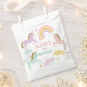 Eenhoorn Magische Regenboog Viering Meisje Verjaar Bedankzakje (Geknipt)