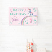 Eenhoorn Magische Verjaardag Party Banner (Insitu)