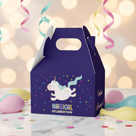 Eenhoorn magische viering verjaardag kinder bedankdoosjes