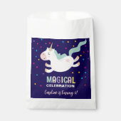 Eenhoorn magische viering verjaardag kinder bedankzakje (Voorkant)