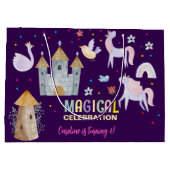 Eenhoorn magische viering verjaardag kinder groot cadeauzakje (Achterkant)