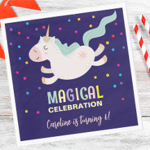 Eenhoorn magische viering verjaardag kinder