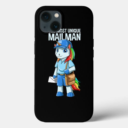 Eenhoorn Mailman leveren Magic Grappig postwerk Case-Mate iPhone Case (Achterkant)