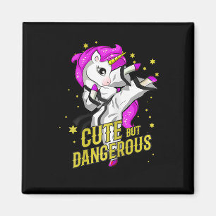 Eenhoorn Martial Arts Meisje Cadeau Magneet