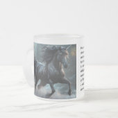 Eenhoorn Matglas Koffiemok (Voorkant links)