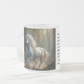 Eenhoorn Matglas Koffiemok (Voorkant links)