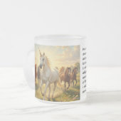 Eenhoorn Matglas Koffiemok (Voorkant links)