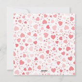 Eenhoorn Meisje Naam Valentijnsdag Feestdagenkaart (Achterkant)