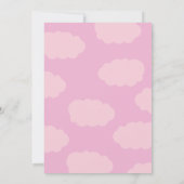 Eenhoorn Meisje Verjaardag Kaart (Achterkant)