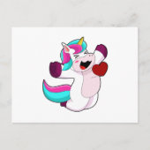 Eenhoorn met Hart Briefkaart (Voorkant)