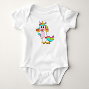 Eenhoorn met Hart Tattoo Romper