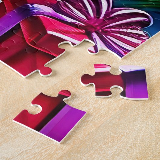 Eenhoorn met Kerstmis Legpuzzel (Zijkant)