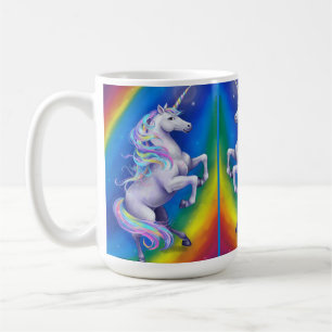 Eenhoorn met Regenboog Koffiemok