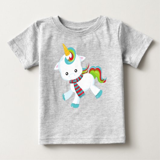 Eenhoorn met sjaal, Schattigee eenhoorn, kleine ee (Voorkant)