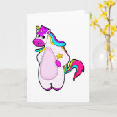 Eenhoorn met Ster Kaart (Gele Bloem)