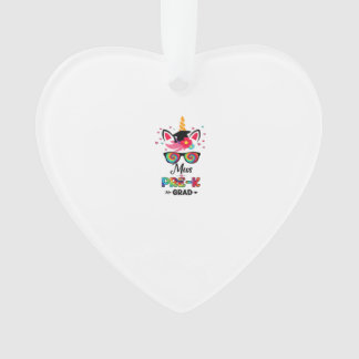 Eenhoorn Miss Pre-k Afgestudeerd met Bril Preschoo Ornament